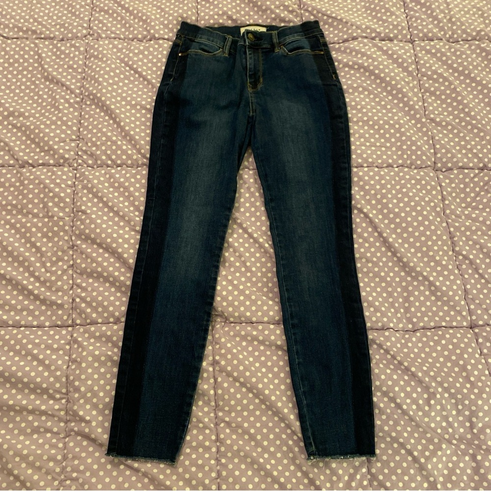 Pacsun Raw Hem Ankle Jeggings Denim Pants 25” Waist Super Stretch